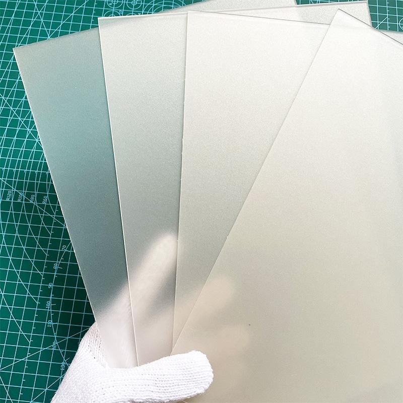 1ks Poloprůhledná matná termoplastická deska Kydex pro materiál na výrobu pouzder na nože a pouzder na zbraně - Kydexová deska Materiál pouzdra