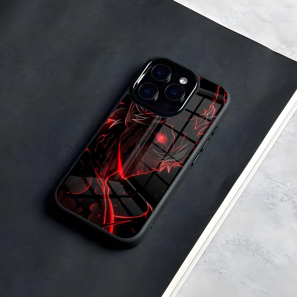 

Чохол для телефону Asta Cartoon Black Clover Для IPhone 17 Pro Max 16 15 14 13 11 Pro Max Plus Скляний чохол для телефону iPhone 14
