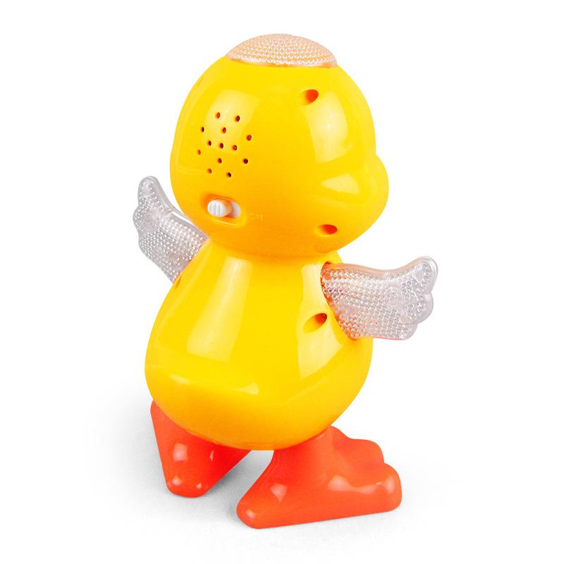 Electric Singing And Dancing Little Adorable Duck Music Lights Swing Dancing Cartoon Ducklings