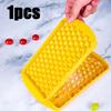 Mini Ice Cube Tray 104 Holes Round Silicone Ice Ball Mold Tiny Crushed Ice Tray Home Party Chilling Drinks Coffee Juice Tool