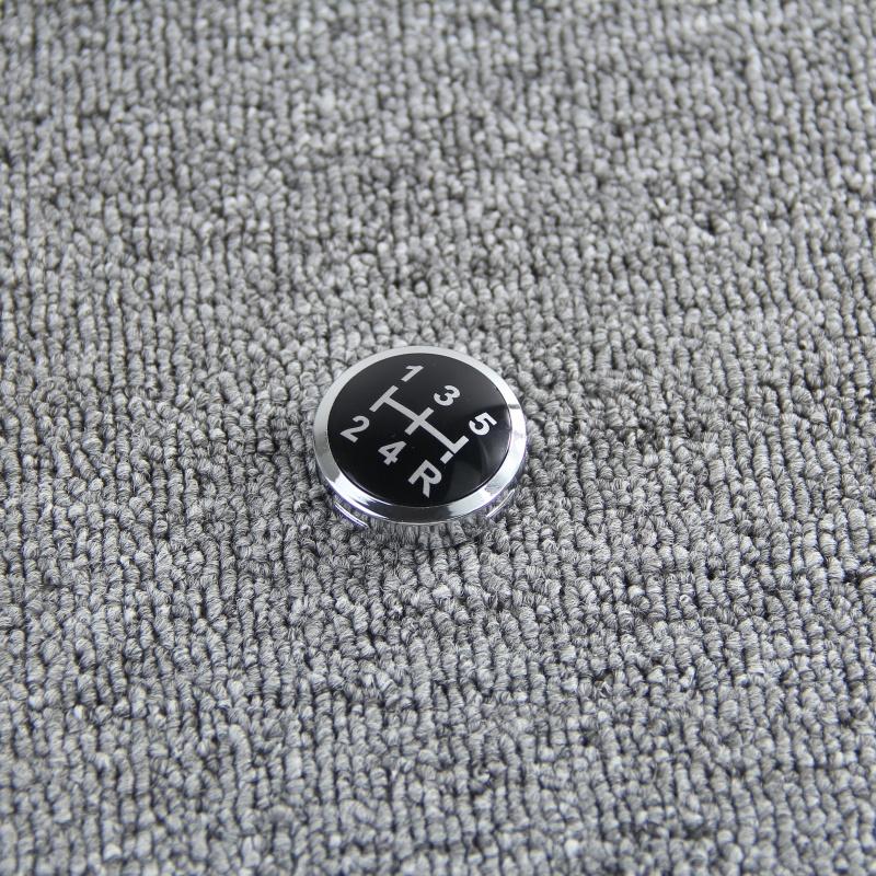 Gear Shift Knob Lever Stick Number Emblem Badge Cap for Peugeot Citroen