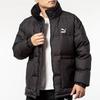 PUMA Down Jackets Men's Black Hooded Moderate Puffer Jacket 596548-01