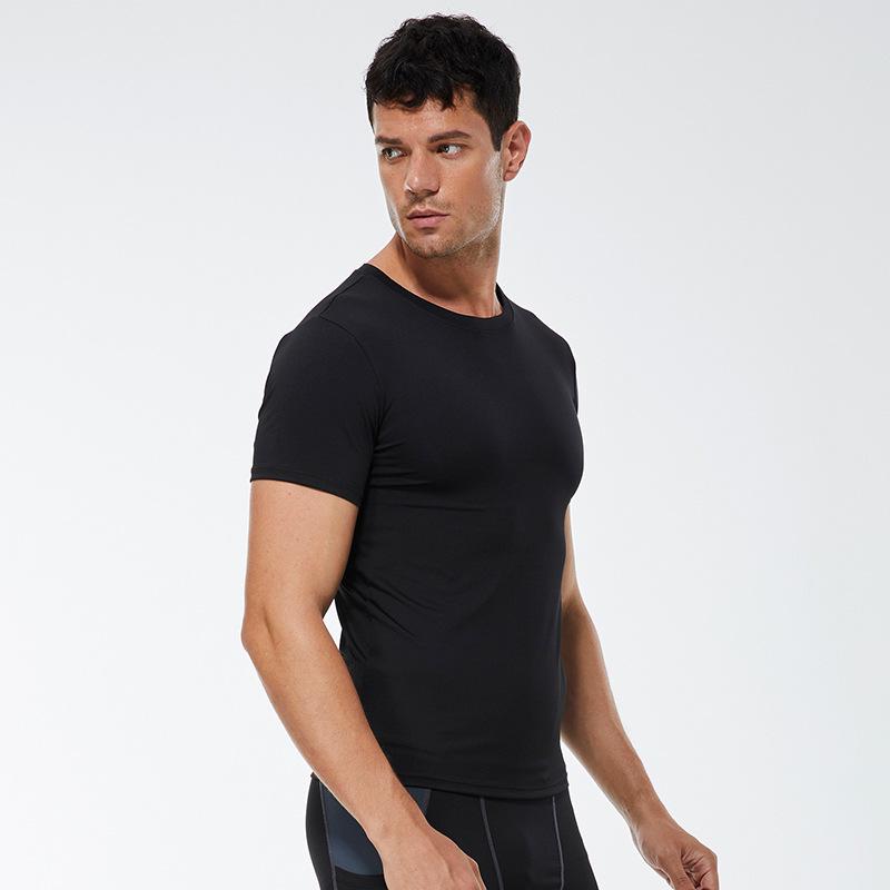Men's PRO Fitness Quick-Dry Running Tights T-Shirt - High Elastic Sport Shirt 4001