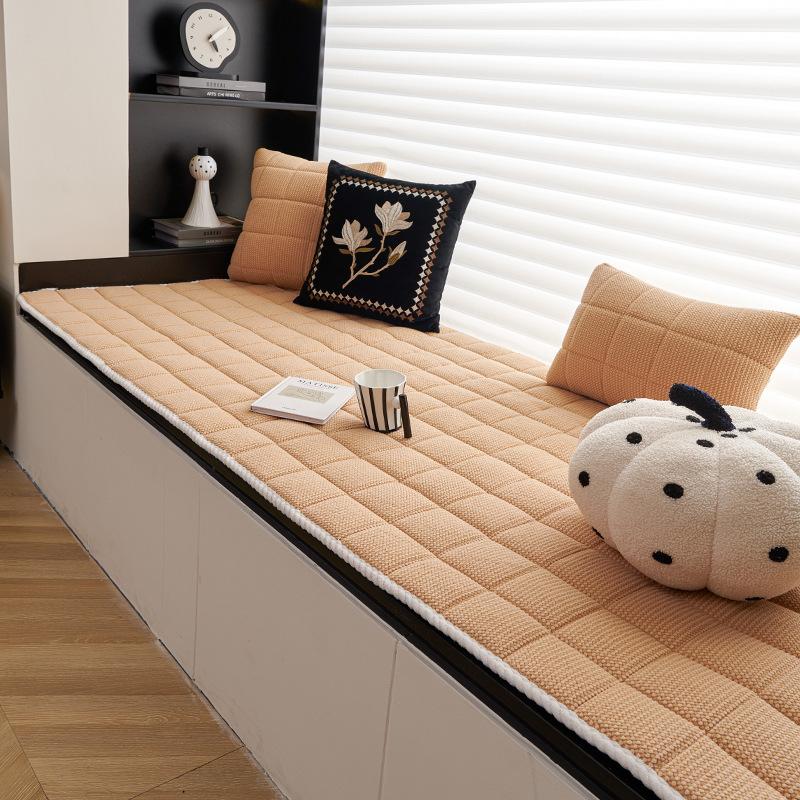 New Bay Window Mat Sponge Window Sill Mat Four Seasons Universal Non-Slip Tatami Bedroom Balcony Internet Celebrity Seat Cushion