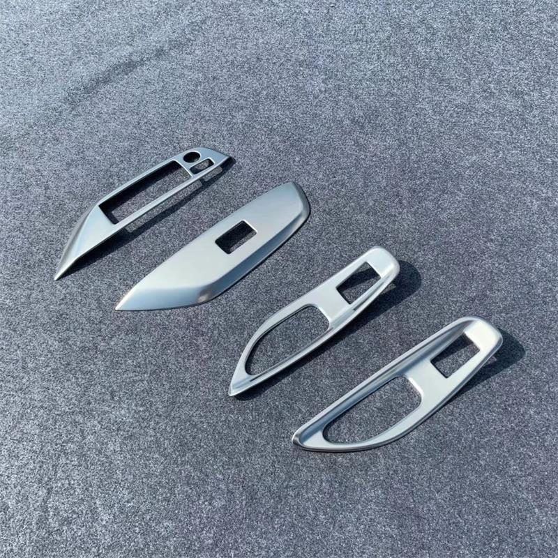 For Toyota Yaris Cross     Door Window Control Switch Panel Cover Glass Lift Buttons Frame Trims Car Accessories