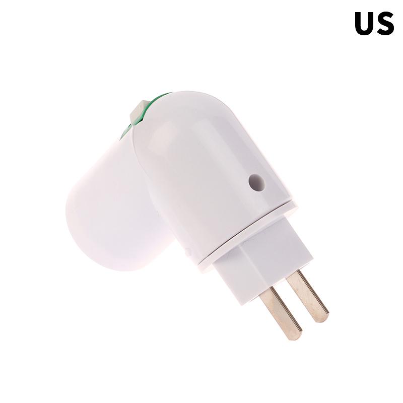 1pc E27 Socket Lamp Bulb Adapter 360 Degrees Adjustable Light Bases, Lamp Holder Converter Light Bulb Adapter For EU US Plug