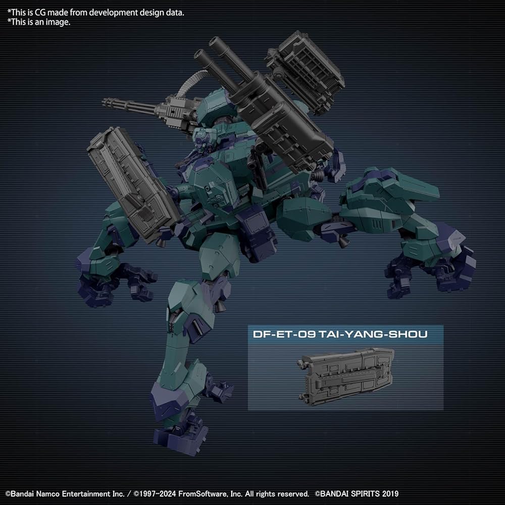 Bandai Spirits 30MM Armored Core VI Fires of Rubicon Balam Industries BD-011 Melander Colored Plastic Model Kit