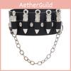 Gothic Skeleton And Bullet Design Neutral Chain Leather Handpiece For Halloween Accessories Summer