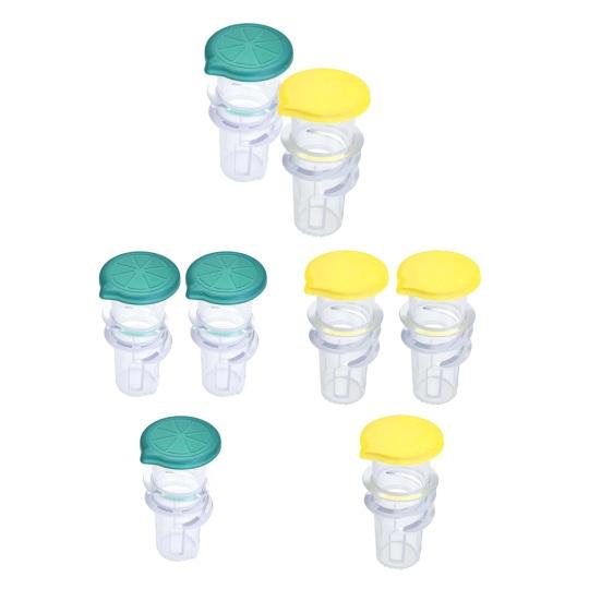 Lemon Squeezer Manual Juicer Food Grade Transparent Citrus Press with Lid Lemon Juicer for Seasoning Cooking Cocktails