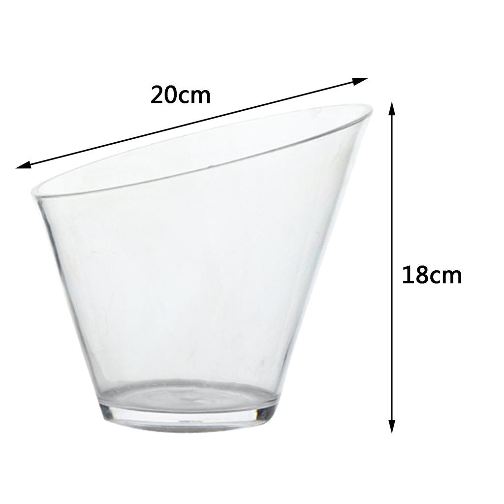 Acrylic Salad Bowl Vegetable Bowl Fruit Ice Bucket Wine Champagne Wine Chiller Wine Bottle Cooler Ice Barrel