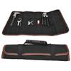 S8 Multifunction Pouch Holder Roll Up Storage Bag for Handle Repairing Tool(black)