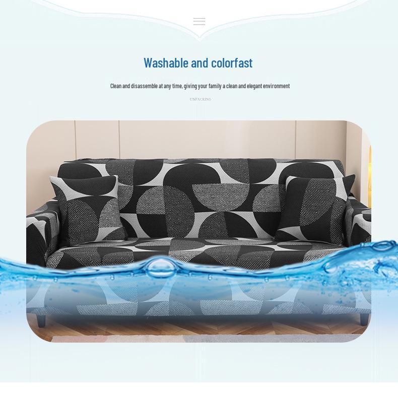 Elastic Universal Non-Slip Sofa Cover - Four Seasons, Full Wrap for Single To Three Seater Sofas