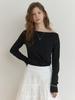 Liel Dona Off Shoulder T-Shirt (Black)