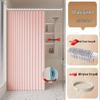 CHUSE Magnetic Foldable Shower Curtain Set