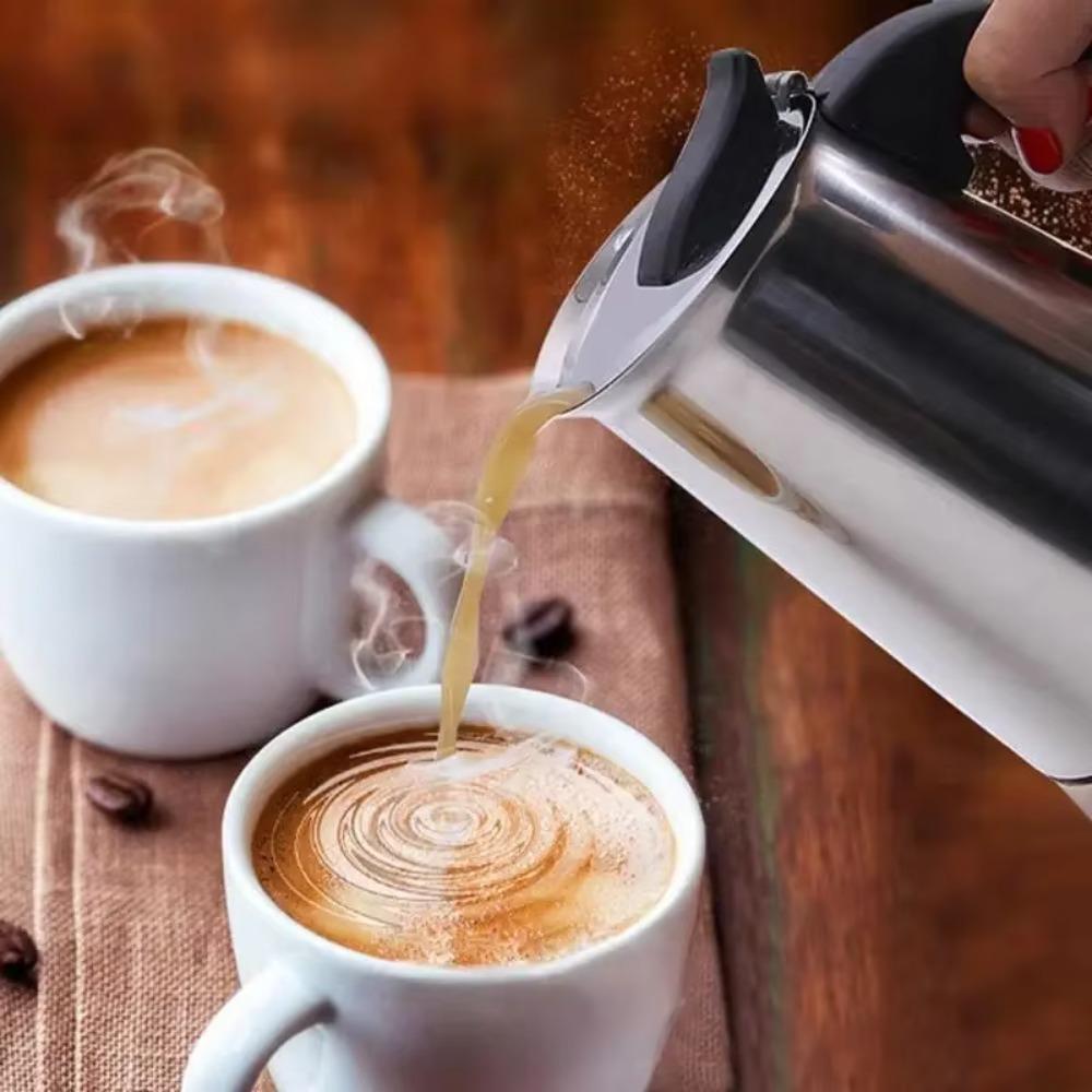 Stainless Steel Coffee Maker Percolator Filter Coffee Pot Coffee Brewer Mocha Pot  Espresso