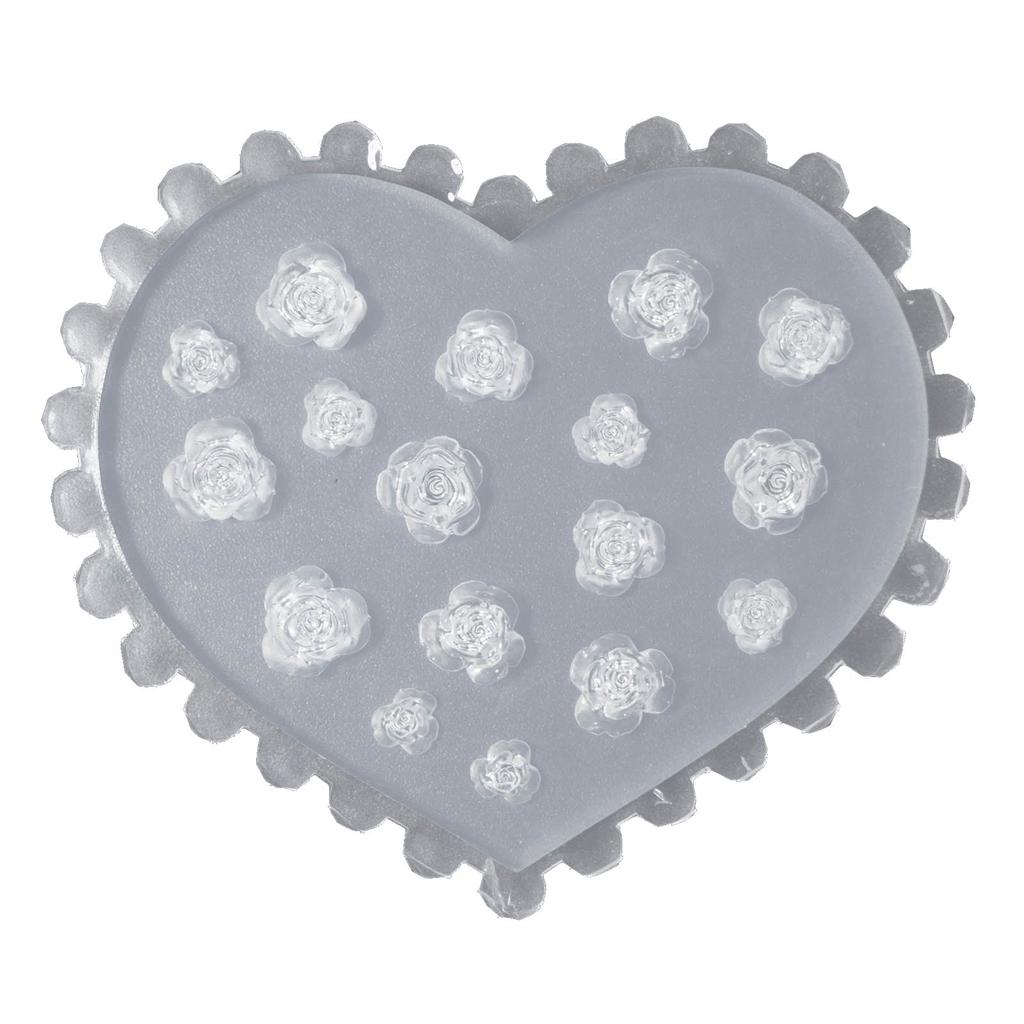 Nail Art Silicone Mold 3D Flowers Nails Making Molds Embossed Nail Stencils Sculpture Mould Decorations for Manicurists