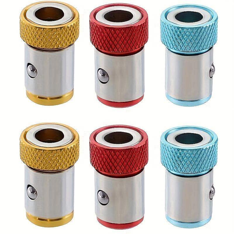 Clearance_Magnetic Ring Cross Phillips Screwdriver Bit Holder 6.35mm 1/4 Universal Alloy Anti-corrosion Strong Magnetizer Power