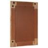 Bathroom Mirror Natural 50 x 70 x 3 cm Solid Mango Wood