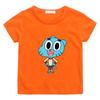 The Wonderfully Weird World of Gumball T-shirt Boy Girl Kids Tops Short Sleeve Baby Boy Tshirts Cartoon Summer Tees Print Funny T-shirt Anime T-shirt
