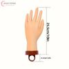 Hand Model Nail Art Fake Hand Flexible Soft Adjustable Plastic Finger Practice Prosthetic Model Manicure Training Display Tool