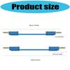 50cm/100cm 2mm Banana To Banana Plug Test Lead Measuring Line Stackable Banana Plug Wire Test Cable Lead for Multimeter
