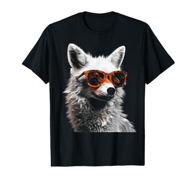 Fuchs Kunst Sonnenbrille - Tier Fuchs T-Shirt