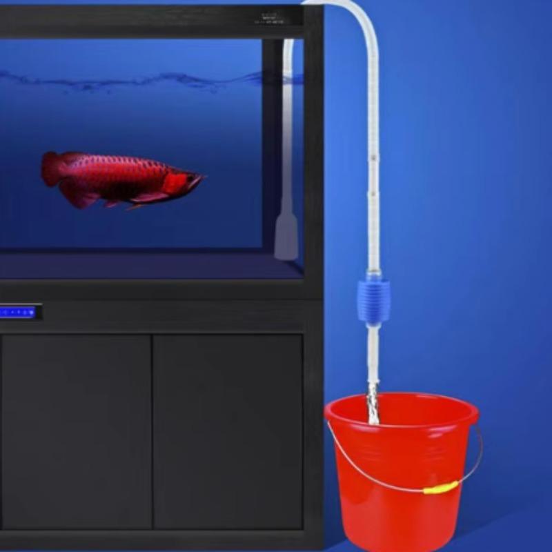 Akvarijní sifon 1,4m potrubí Rybí nádrž Sifon Čerpadlo vysavače Poloautomatický měnič Vodní filtr Čerpadlo Čištění příslušenství