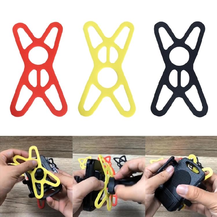 Universal Shockproof Elastic Silicone Mount Phone Holder Stand Riding Cycling