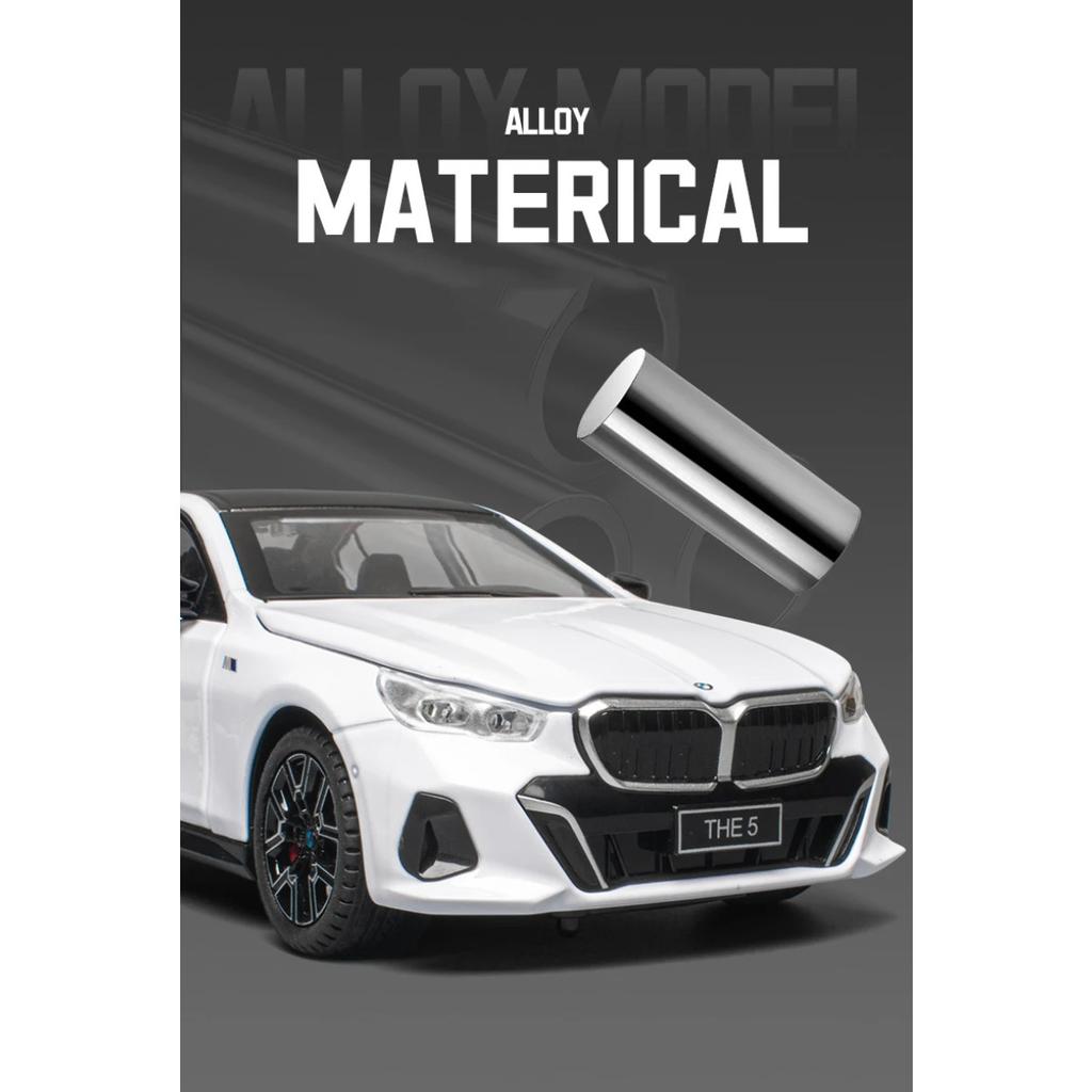 1/24 BWM 5er 530 530LI Coupé Legierungs-Automodell Diecast-Metall Luxusfahrzeuge Automodell Simulation Ton und Licht Kinderspielzeug Geschenk