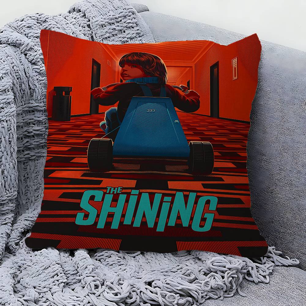 Horror Movie The Shining Pillow Covers Cartoon Sofa Decorative Home Double-sided Printing Short Plush Cute Cushion Cover