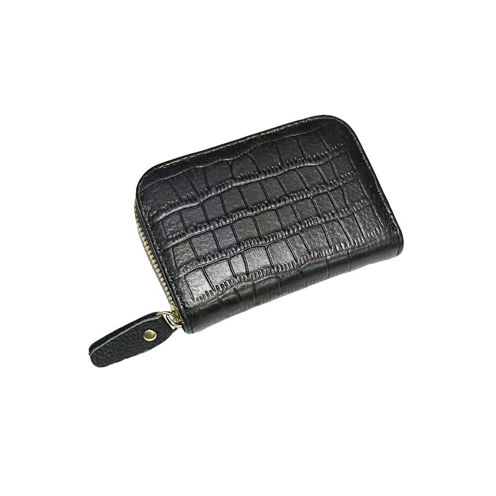 Portfel na karty, Skórzany organizer, Portfel na karty, Mały portfel Minnie, Skórzana saszetka na drobne, Saszetka na monety z licowej skóry bydlęcej.