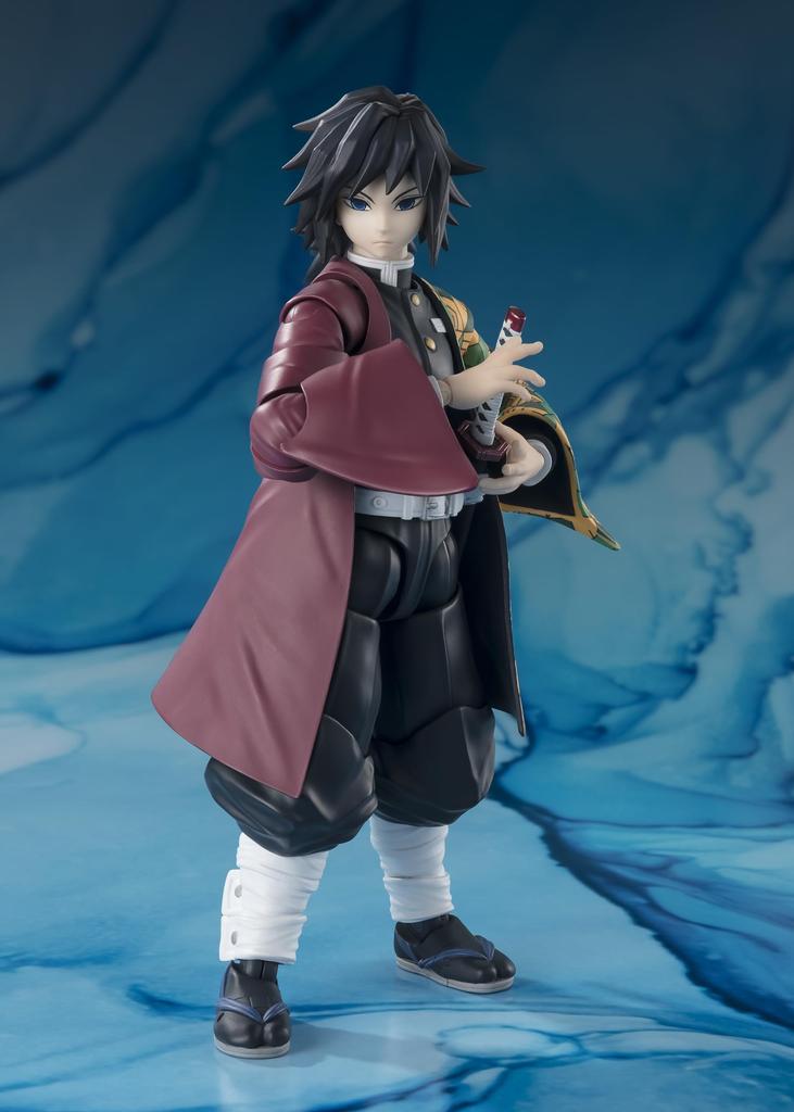 TAMASHII NATIONS Demon Kimetsu no Yaiba Giyu Tomioka approximately 150mm painted movable figure S.H.Figuarts Slayer PVC&ABS