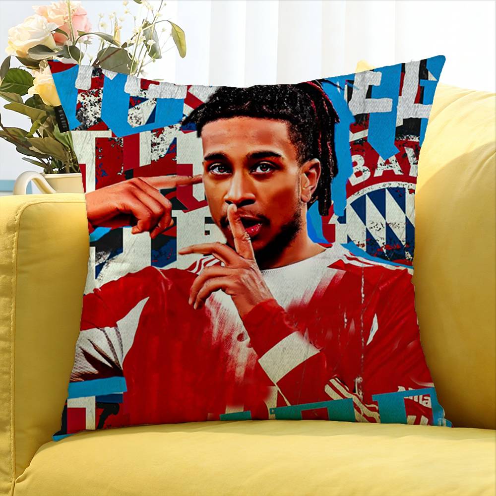 The King of Assists Michael Olise Various Sizes Square Pillow Case For Car Home Bedchamber Decor