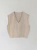 SHINE ON YOU 100% Wool Cable Vest