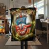 1PC Fc Hansa Rostock Custom Name Patterned Flannel Blanket Suitable For All Seasons For Home Decor Warmth And Comfort Gifts Holiday Present