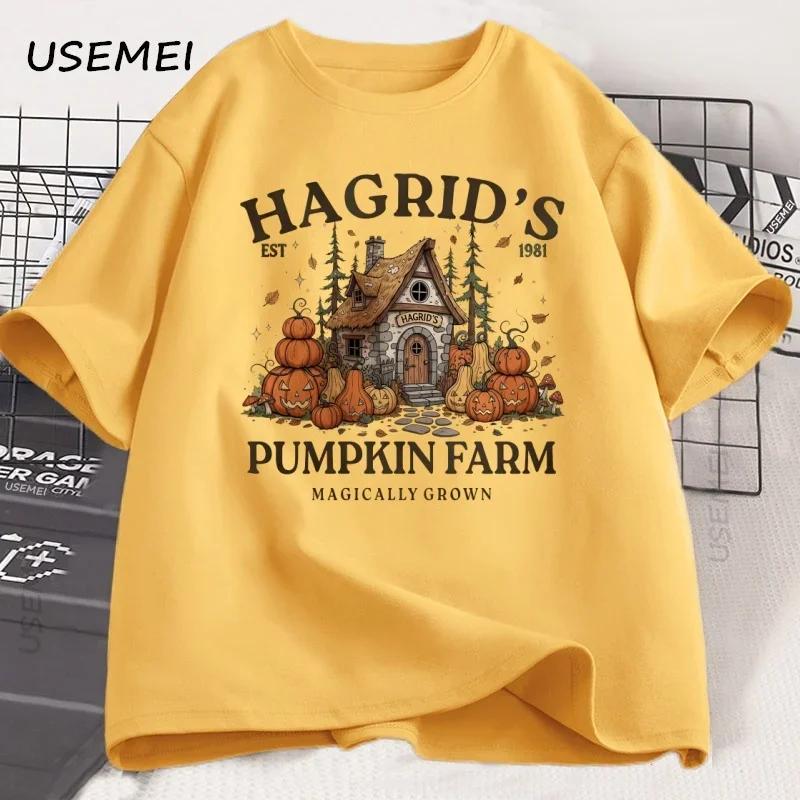 Fall Season Tshirt Autumn Pumpkin Retro Fall Vibes T Shirt Fall Girl Pumpkin Printed Tshirt Causal Cotton Short Sleeve Tees