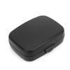 Portable Hearing Aid Hard Case Waterproof Hearing Aid Protective Storage Box Black for Outdoor Travel