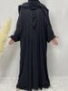 Women's Solid Color Muslim Robe: Multi-Color, Plus Size, Autumn Collection