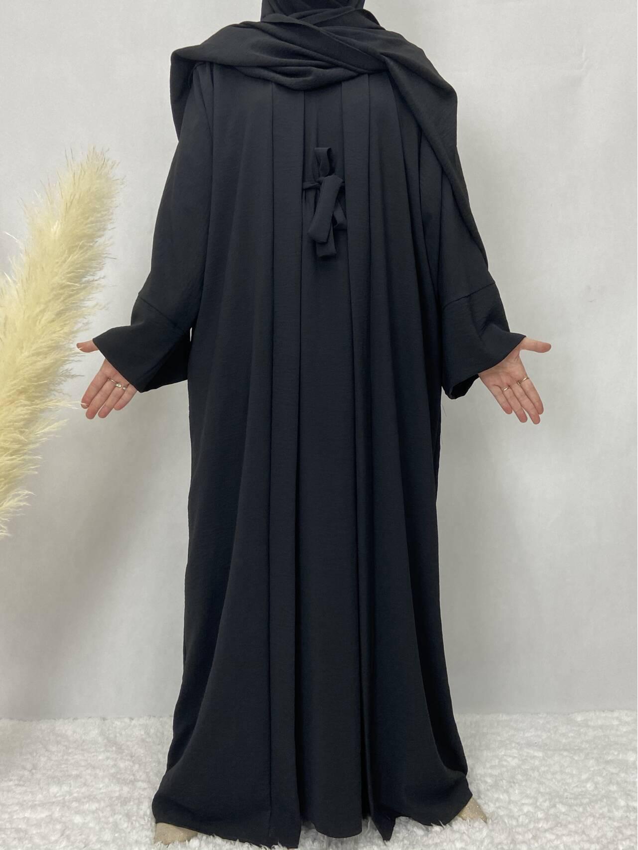 

Женский однотонный мусульманский халат: Многоцветная, Большие размеры, Осенняя коллекция XXL