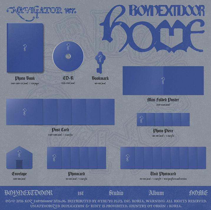 [pre-order] BOYNEXTDOOR 1st Studio Album HOME Standard Version Set