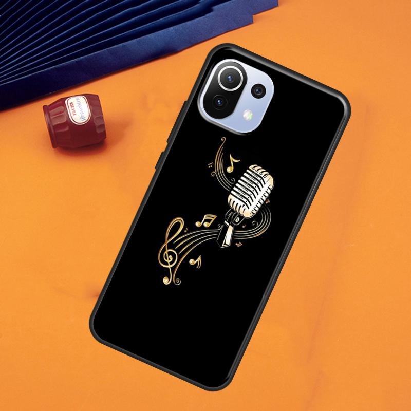 Music Notes Case For POCO F5 X3 X5 Pro F3 F4 X4 GT M5s C40 Cover For Xiaomi 13 11T 12T Pro 12 Lite 12X