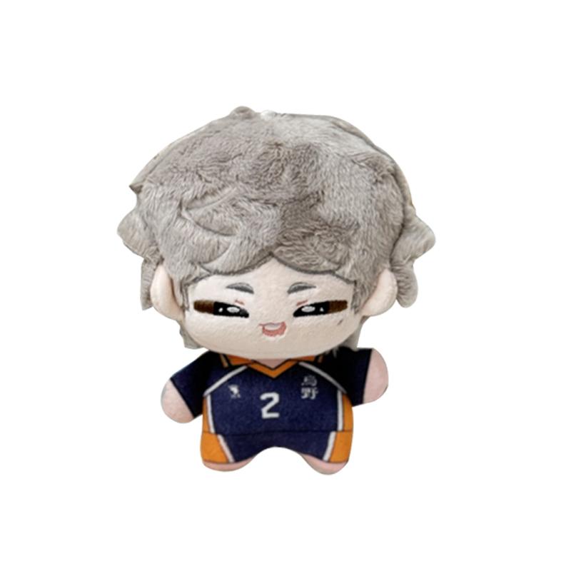1Pc 12CM Kawaii Cotton Doll Haikyuu Plush Toys Anime Hinata Shoyo Tobio Kageyama Sugawara Koushi Kei Tsukishima Plushie Doll