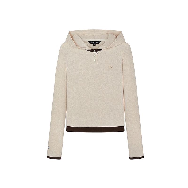 Teenie Weenie Women's Bear Logo Hooded T-Shirt