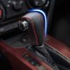 Gear Shift Knob Cover Black Leather + Red Stitch for AT Car Honda VEZEL 2014-2018 XRV 2014-2018