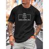 European Sizes Printed Men'S T-Shirt | Summer Breathable Short-Sleeve, Regular-Fit Daily Casual, Machine-Washable, Crew Neck