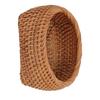 Rattan Storage Basket Hand Woven Simple Exquisite Rattan Organizer Storage Basket for Tea Sets