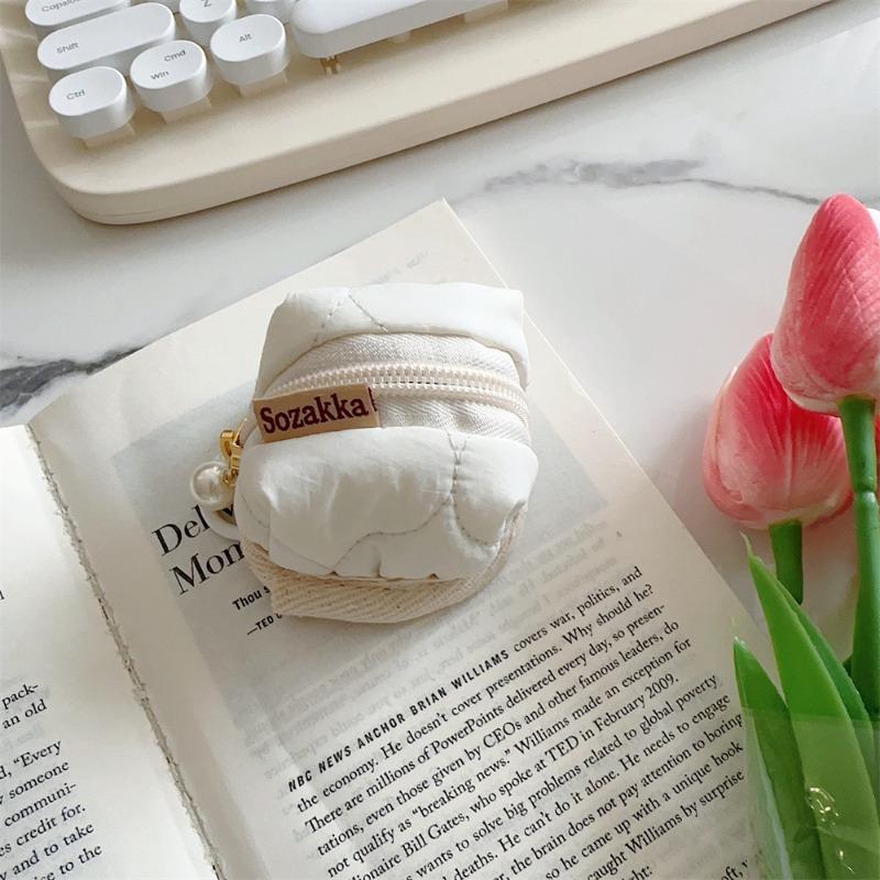 31221 cute cartoon new earphone protective case quilted soft case for AirPods protective case earphone bag