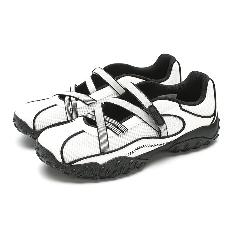 Fila Sandały Klapki Baleriny Modne Trendy Wygodne Codzienne Oddychające Trwałe Damskie Sandały Białe F12W522405FTS