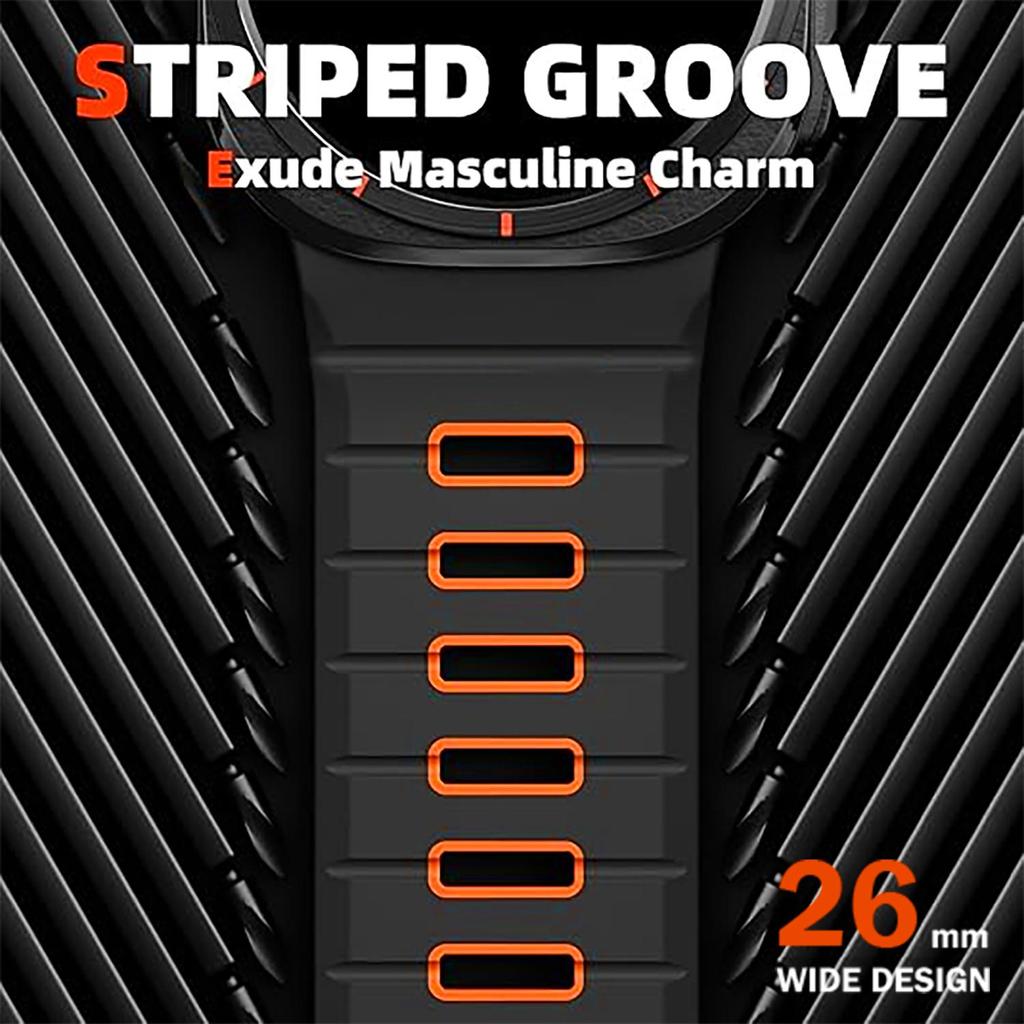 Sport Bands for Samsung Galaxy Watch Ultra 2026 Strap 47mm Accessories Smart Silicone Correa Bracelet Galaxy Watch Ultra 2025 Replacement Wristband