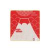 Imabari Towel Iori "Fujisan" Handkerchief Towel, Made In Japan, Highly Absorbent, Mount Fuji (Red)